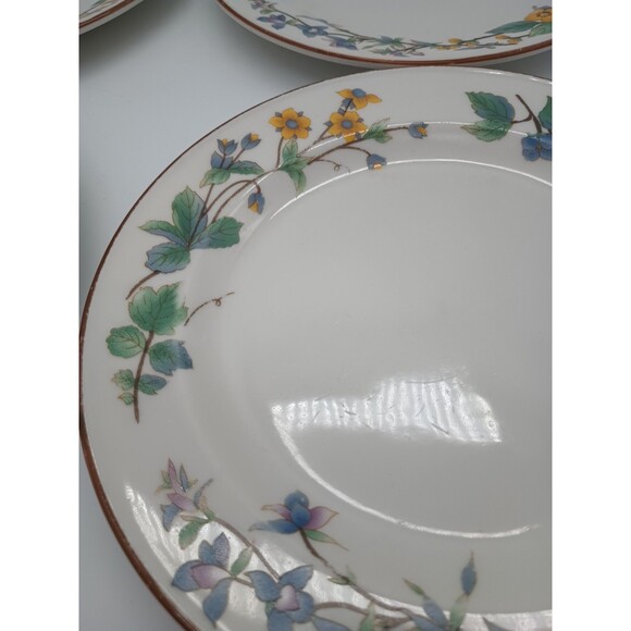 Vintage Woodhill by Citation 7 5/8 Inch Floral Design Salad Plate Set of 4 - Picture 4 of 7